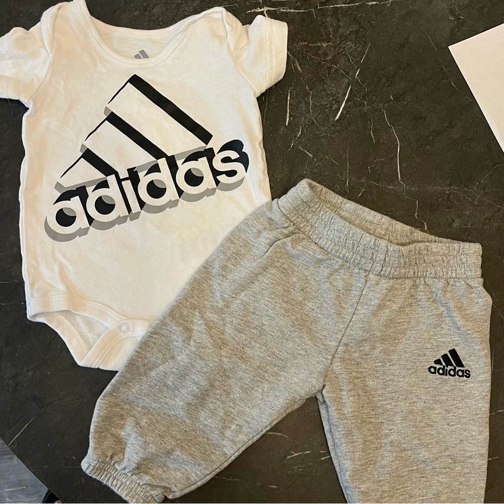 Adidas bodysuit & pant set.